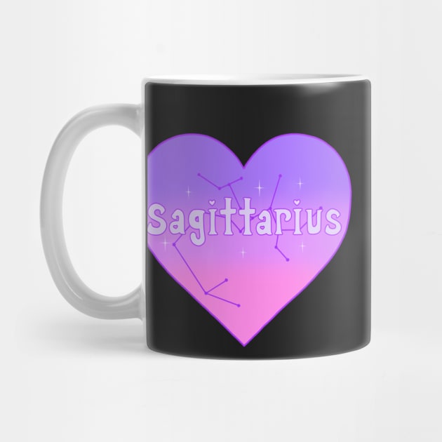 Sagittarius Constellation Heart by novembersgirl